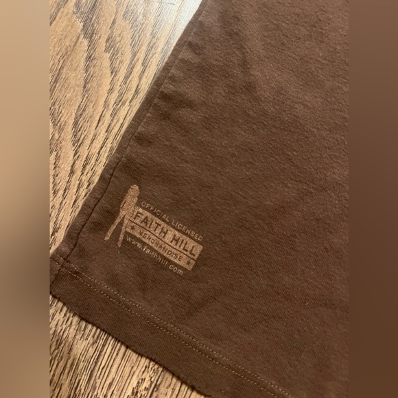 Y2K Faith Hill Tank Brown Size Large - Picture 3 of 4